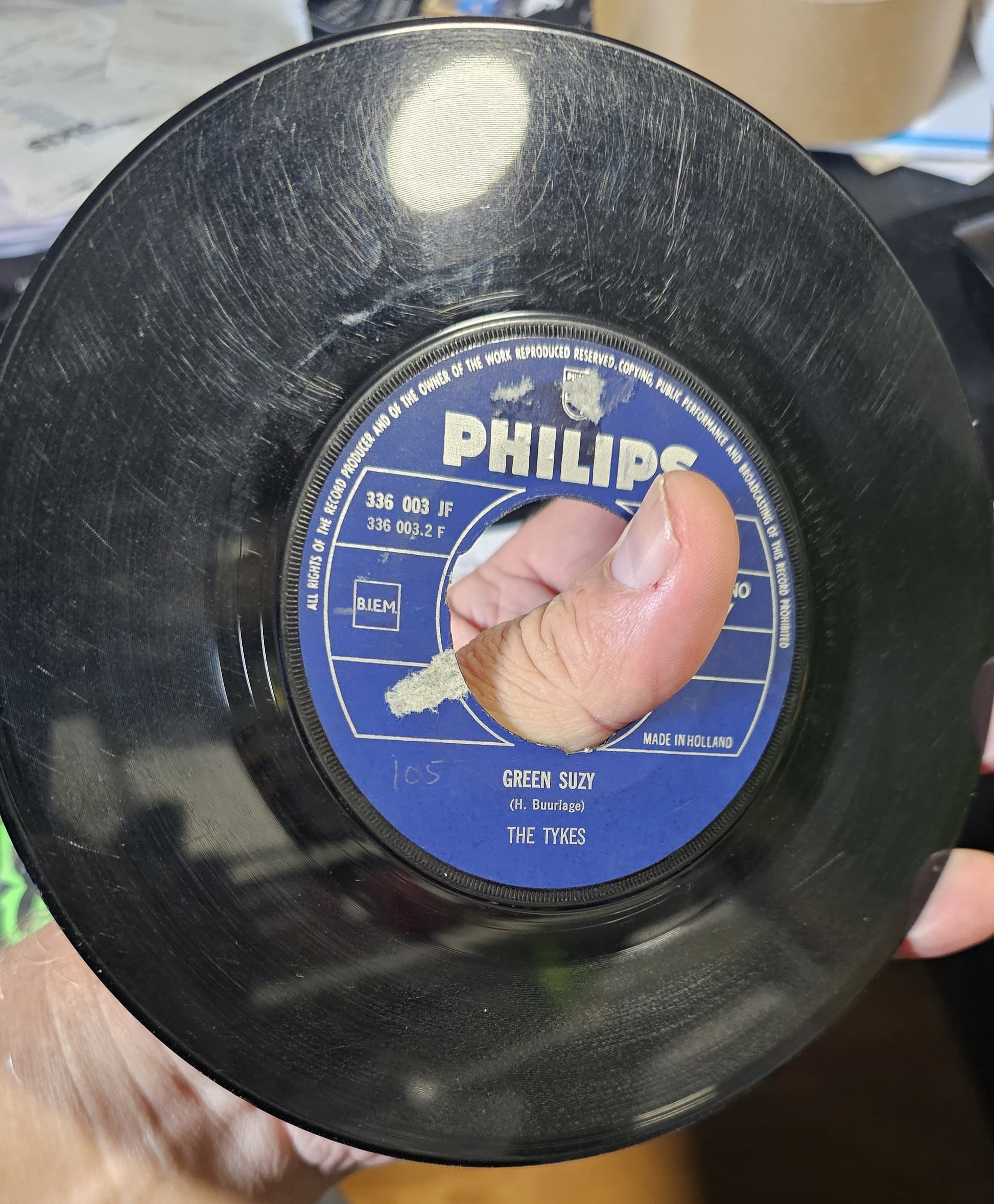 Tykes - Let's Dance Vinyl Singles Vinyl Redelijk / Hoes Slecht