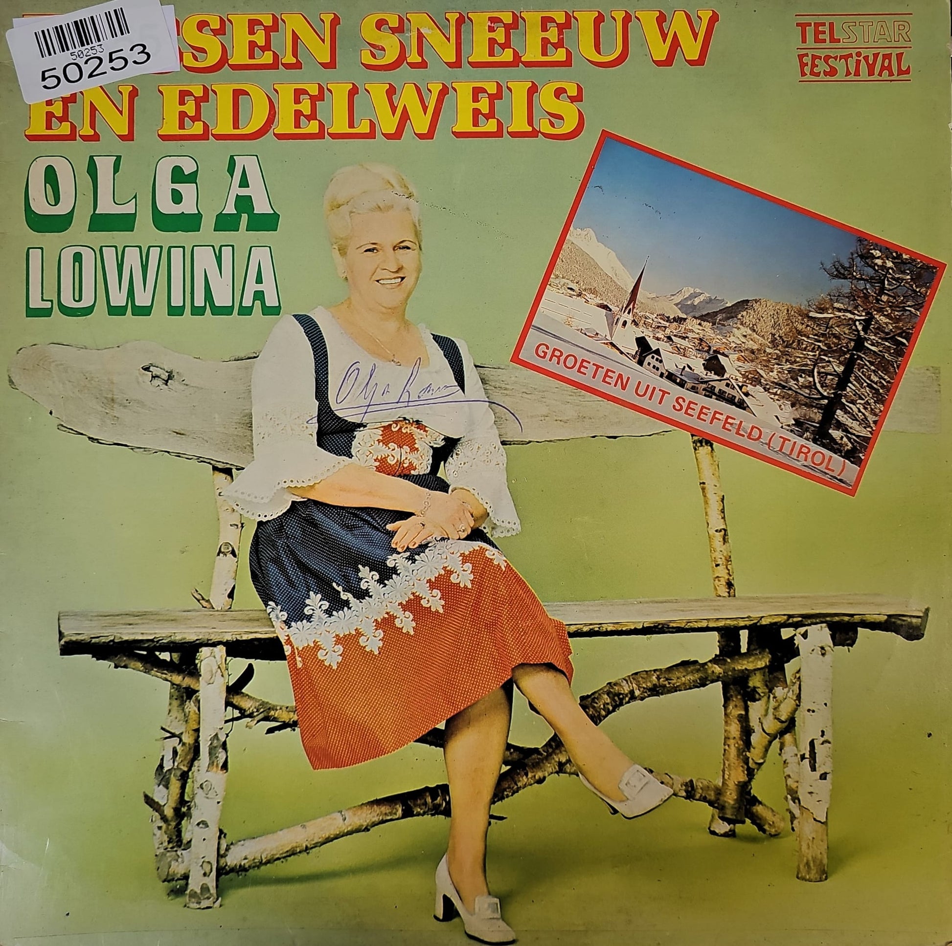 Olga Lowina - Tussen Sneeuw En Edelweis  (LP) 50253 Vinyl LP Goede Staat