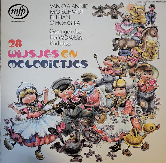 Henk v.d. Velde's Kinderkoor - 28 wijsjes en melodietjes (LP) 50430 Vinyl LP VINYLSINGLES.NL