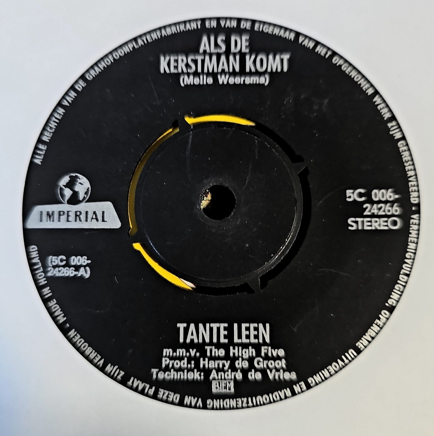 Tante Leen - Als De Kerstman Komt 37431 Vinyl Singles Hoes: Generic