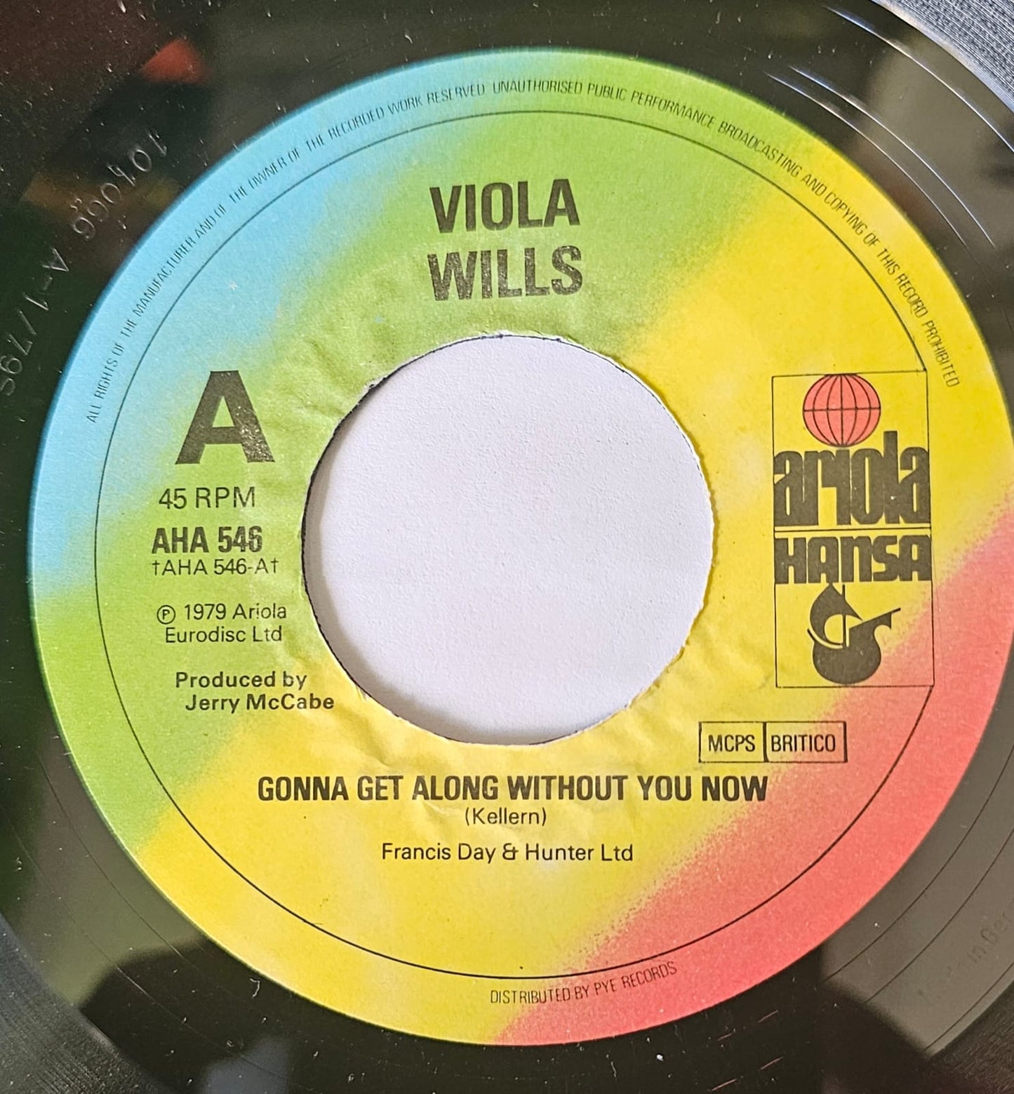 Viola Wills - Gonna Get Along Without You Now 39214 Vinyl Singles Goede Staat