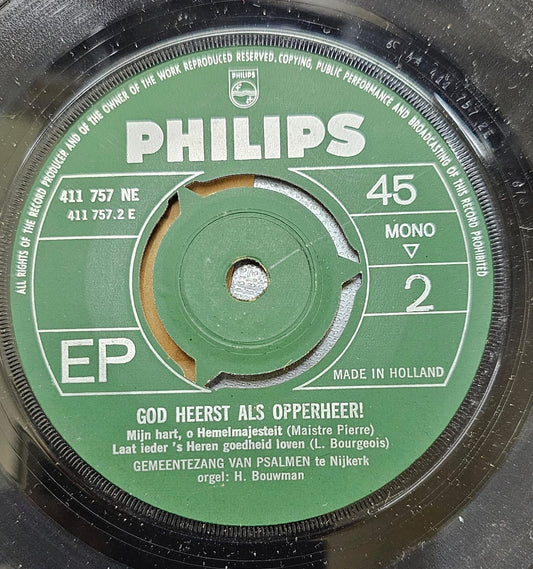 Gemeentezang Nijkerk - God Heerst Als Opperheer 26336 Vinyl Singles Hoes: Generic