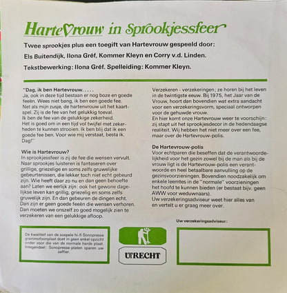 Kommer Kleijn - Hartevrouw In Sprookjessfeer (Flex-disc) 42813 Flexi-disk Vinyl Very Good (VG) <br> Hoes Good Plus (G+)