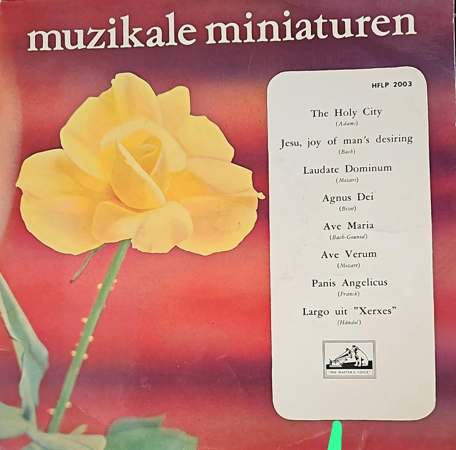 Muzikale Miniaturen (**") Vinyl LP 10" Vinyl Very Good (VG) <br> Hoes Good Plus (G+)