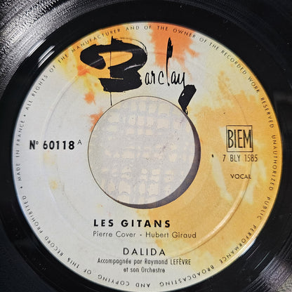 Dalida - Les Gitans Vinyl Singles Vinyl Goed / Hoes Generic