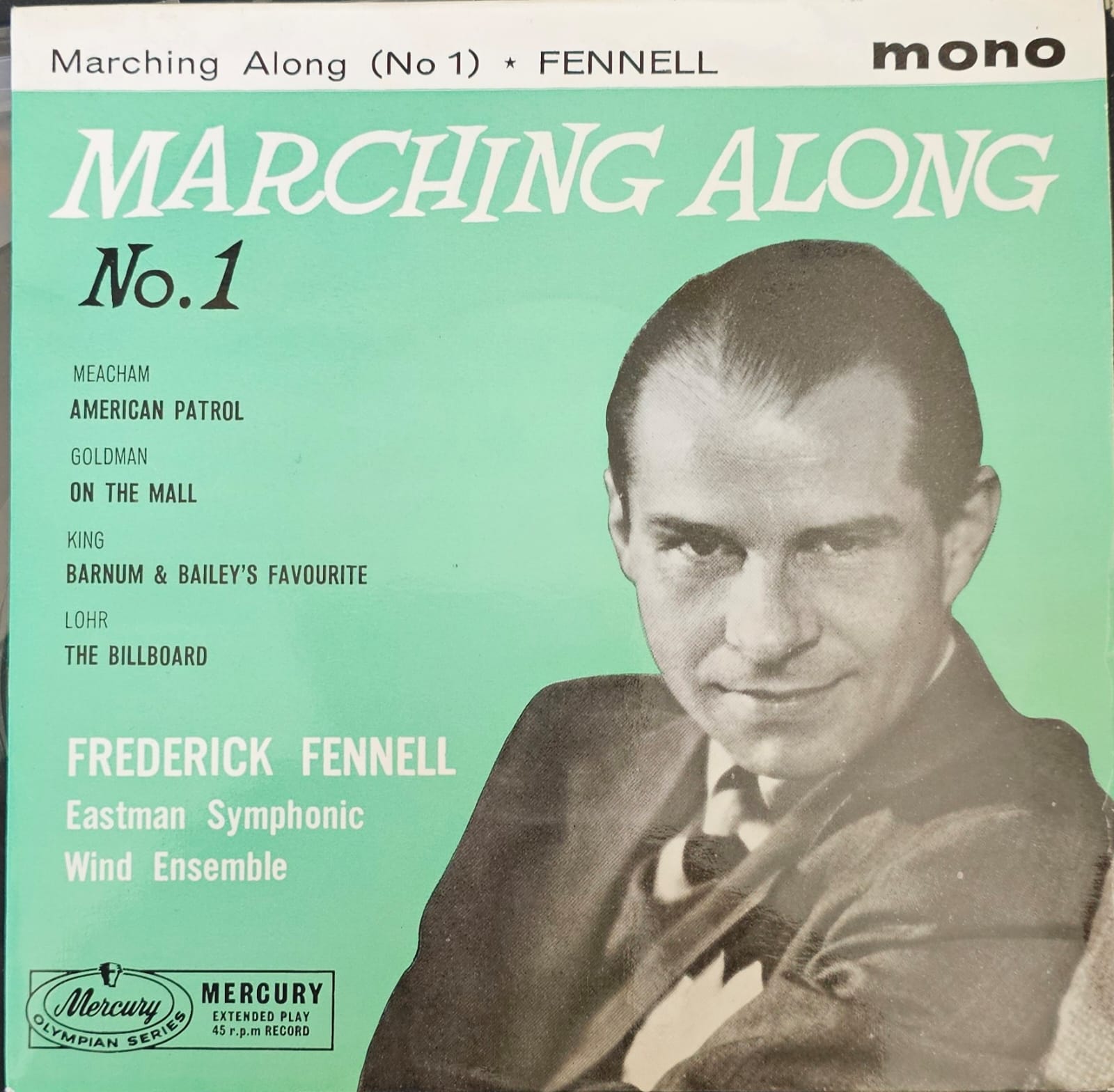 Frederick Fennell Conducting - Marching Along (No. *) Vinyl Singles EP Vinyl Very Good (VG) <br> Hoes Good Plus (G+)