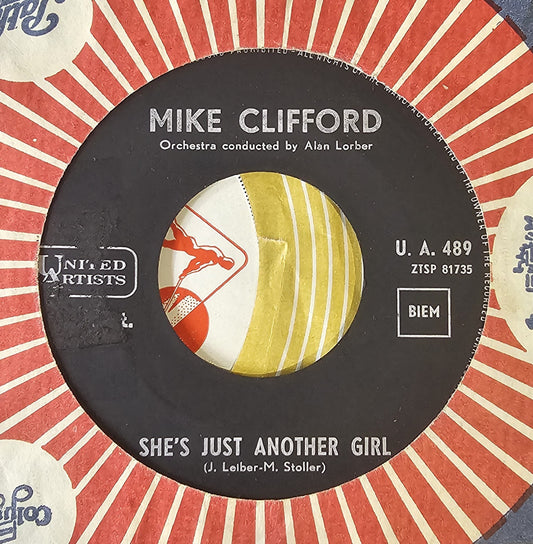 Mike Clifford - Close To Cathy Vinyl Singles Vinyl Very Good (VG) <br> Hoes Generic