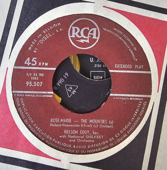 Jeanette MacDonald, Nelson Eddy - In Songs From Rose Marie Vinyl Singles Vinyl Goed / Hoes Generic