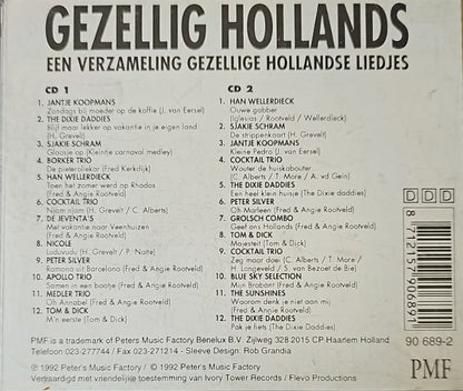 Various - Gezellig Hollands (CD) Compact Disc 2x Goede Staat