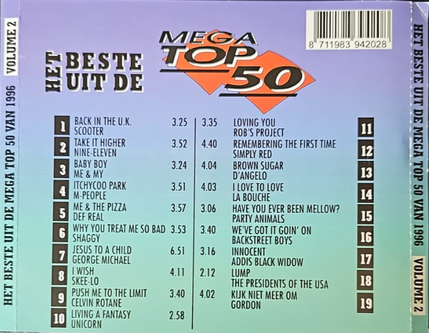 Various – Het Beste Uit De Mega Hits Top 50 Van 1996 (CD) Goede Staat