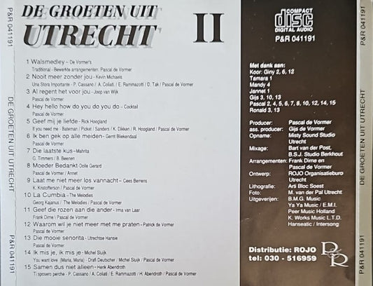 Various - De Groeten Uit Utrecht II (CD) Compact Disc Goede Staat "VINYLSINGLES.NL"