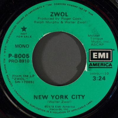 Walter Zwol - New York City