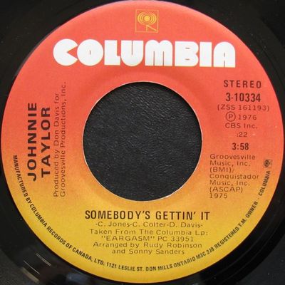 Johnnie Taylor - Somebody's Gettin' It