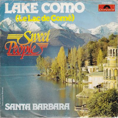 Sweet People - Lake Como (Le Lac De Côme) Vinyl Singles Vinyl (VG) <br> Hoes (G+)