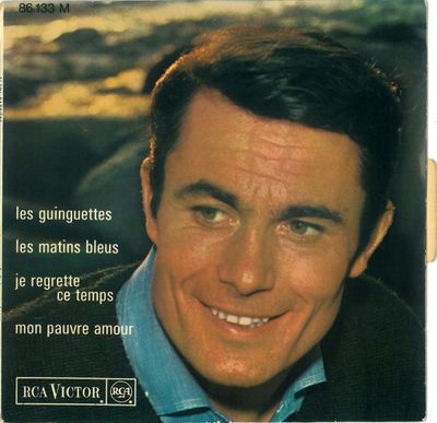 Alain Barrière - Les Guinguettes Vinyl Singles Vinyl (VG) <br> Hoes (G+)