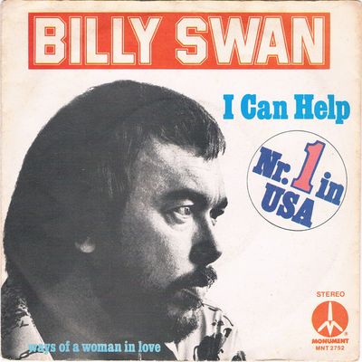 Billy Swan - I Can Help Vinyl Zeer Goed / Hoesje Goed "VINYLSINGLES.NL"