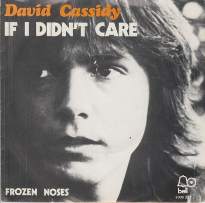 David Cassidy - If I Didn't Care Vinyl Singles Media VG+ / Sleeve G+