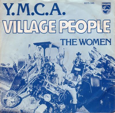 Village People - Y.M.C.A. Vinyl Zeer Goed / Hoesje Goed "VINYLSINGLES.NL"