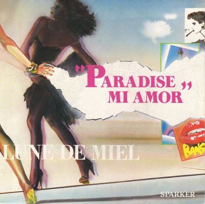 Lune De Miel - Paradise Mi Amor Vinyl Singles Media VG+ / Sleeve G+