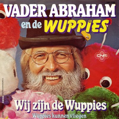 Vader Abraham - Wij Zijn De Wuppies Vinyl Singles Vinyl Zeer Goed / Hoesje Plakband "VINYLSINGLES.NL"