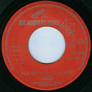 Adamo - Elle Etait Belle Pourtant Vinyl Singles Vinyl (VG) <br> Hoes Generic
