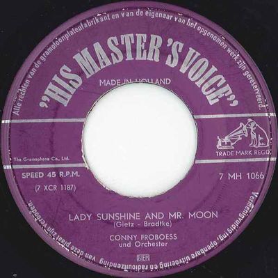 Conny Froboess - Lady Sunshine And Mr. Moon