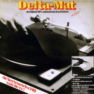 Delta - De Aanti-statische Draaitafelmat Accessoires