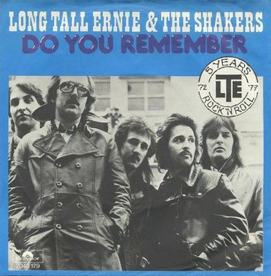 Long Tall Ernie And The Shakers - Do You Remember Vinyl Zeer Goed / Hoesje Sticker "VINYLSINGLES.NL"