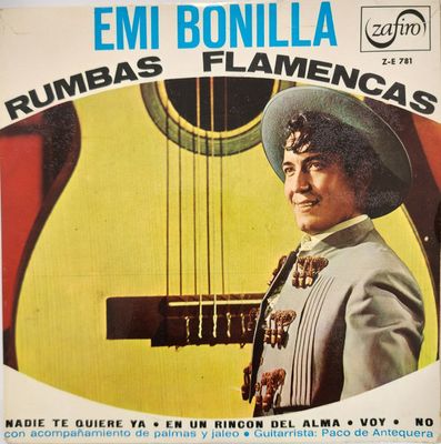 Emi Bonilla - Rumbas Flamencas Vinyl Singles Vinyl Zeer Goed / Hoesje Goed "VINYLSINGLES.NL"