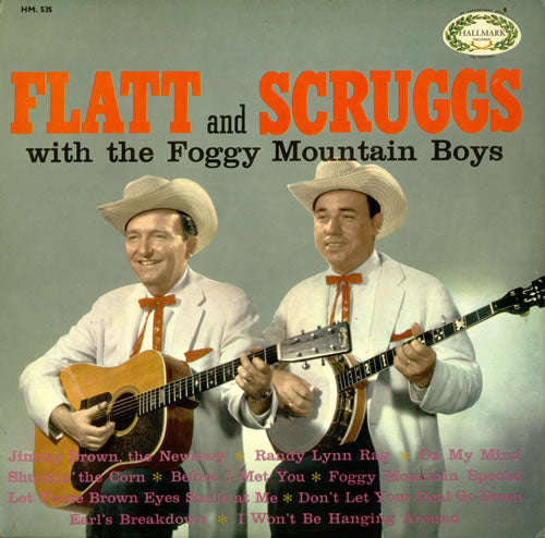 Flatt & Scruggs - Flatt And Scruggs With The Foggy Mountain Boys (LP) Vinyl LP Vinyl Very Good (VG) <br> Hoes Good Plus (G+)