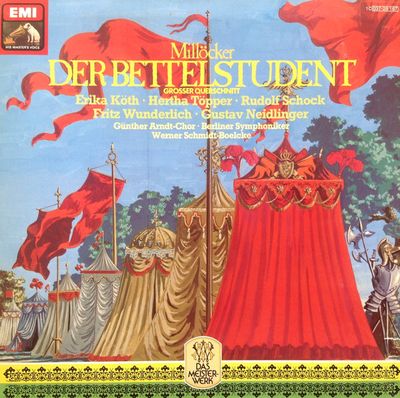Carl Millöcker - Der Bettelstudent (Grosser Querschnitt) (LP)