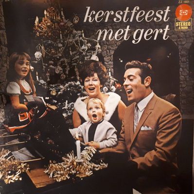 Gert Timmerman - Kerstfeest Met Gert (LP) Vinyl LP Vinyl Very Good (VG) <br> Hoes Good Plus (G+)