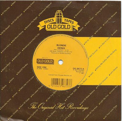 Blondie - Denis Vinyl Singles Vinyl Zeer Goed / Hoesje Goed "VINYLSINGLES.NL"