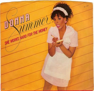Donna Summer - She Works Hard For The Money Vinyl Singles Vinyl (VG) <br> Hoes (G+)
