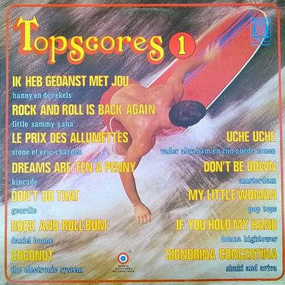 Various - Topscores 1 (LP) Vinyl Zeer Goed / Hoes Goed "VINYLSINGLES.NL"