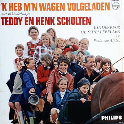 Teddy En Henk Scholten - 'k Heb M'n Wagen Volgeladen Met 40 Kinderliedjes (LP)