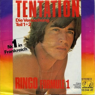 Ringo - Tentation (Die Versuchung Teil 1+2) Vinyl Singles Media VG+ / Sleeve Tekst "VINYLSINGLES.NL"