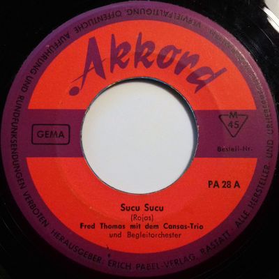 Fred Thomas Mit Dem Cansas-Trio - Sucu Sucu