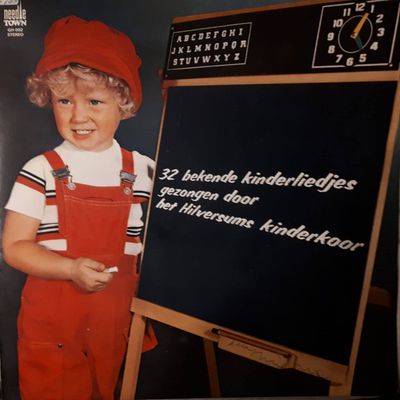 Hilversumse Kinderkoor - 32 Bekende Kinderliedjes Gezongen Door Het Hilversumse Kinderkoor (LP)