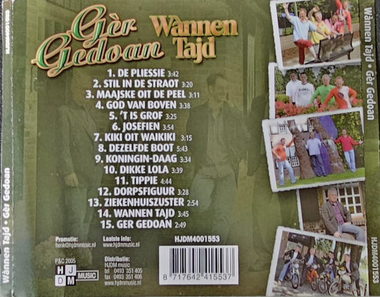 Ger Gedoan - Wannen Tajd (CD) Compact Disc Goede Staat "VINYLSINGLES.NL"