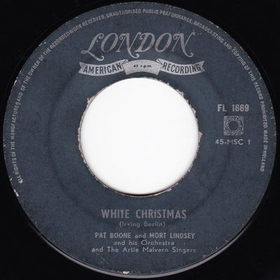 Pat Boone - White Christmas Vinyl Singles Media VG+ / Sleeve Generic
