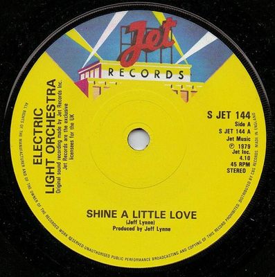 Electric Light Orchestra - Shine A Little Love Vinyl Singles Media VG+ / Sleeve Generic