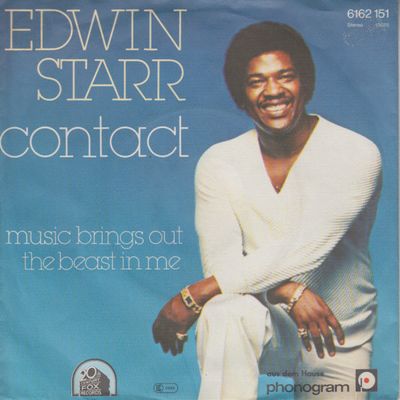 Edwin Starr - Contact Vinyl Zeer Goed / Hoesje Goed "VINYLSINGLES.NL"