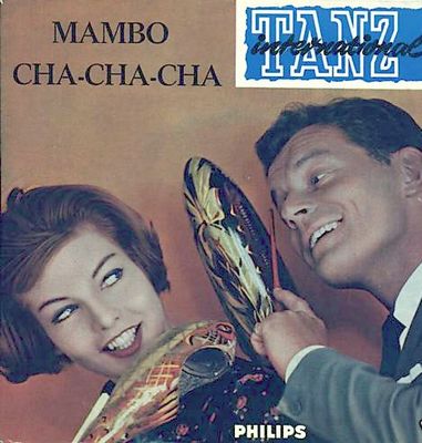 Xavier Cugat And His Orchestra - Mambo Cha-Cha-Cha Vinyl Singles Vinyl (VG) <br> Hoes (G+)