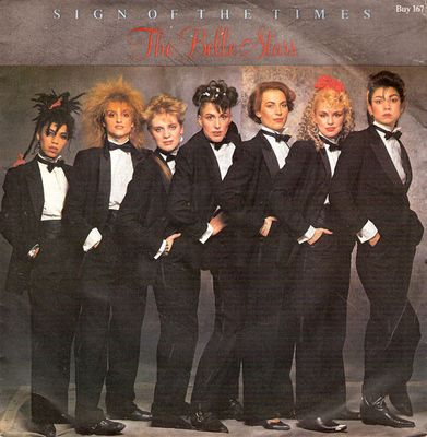 Belle Stars - Sign Of The Times Vinyl Singles Vinyl Zeer Goed / Hoesje Stickertje "VINYLSINGLES.NL"