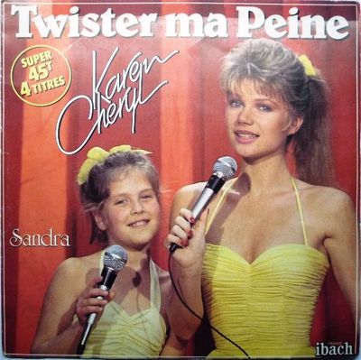 Karen Cheryl - Twister Ma Peine Vinyl Singles Media VG+ / Sleeve G+