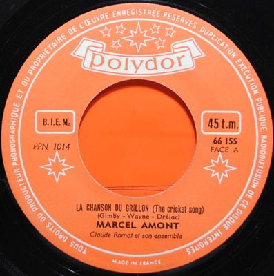 Marcel Amont - La Chanson Du Grillon