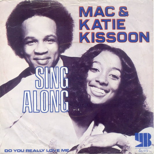 Mac And Katie Kissoon - Sing Along Vinyl Singles Vinyl Very Good (VG) <br> Hoes Good Plus (G+)