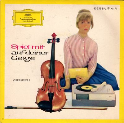 Georg Philipp Telemann - Spiel Mit Auf Deiner Geige - Oberstufe I Vinyl Singles Vinyl Zeer Goed / Hoesje Goed "VINYLSINGLES.NL"