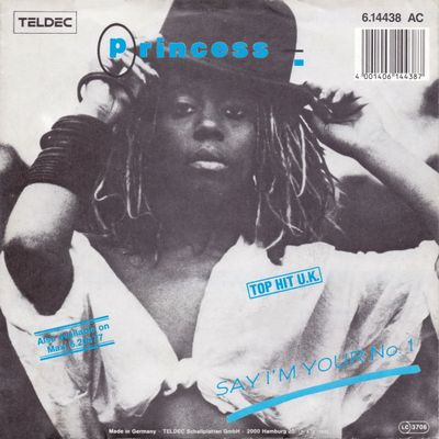 Princess - Say I'm Your No. 1 Vinyl Singles Vinyl (VG) <br> Hoes (G+)